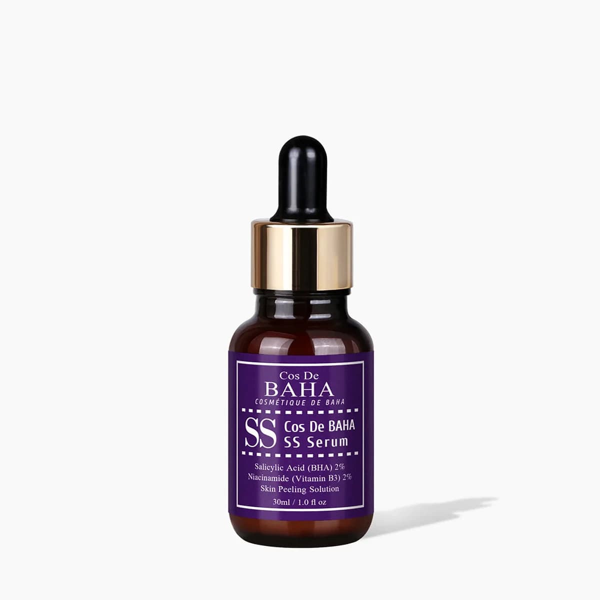 Cos de Baha BHA 2% Pore Care Serum 30ml - Salicylic Acid Facial Serum - Gentle Exfoliating Formula, Hydrating Skin Texture Improvement, Blackhead Care