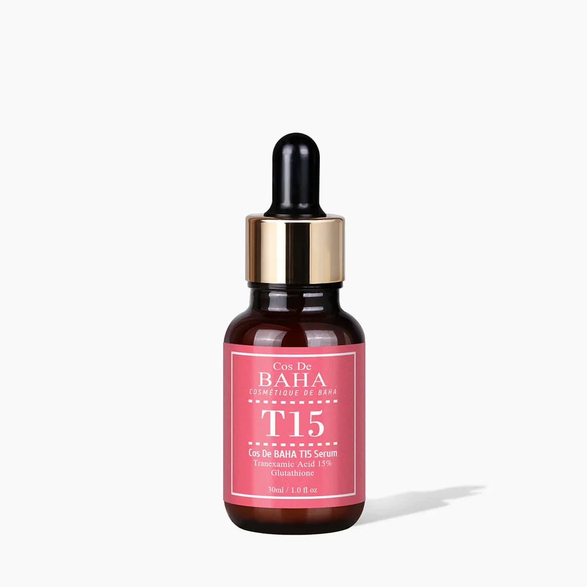 Cos de Baha Tranexamic Acid 15% Glutathione Hyaluronic Acid Serum - Reduces hyperpigmentation, Reduces hyperpigmentation, Antioxidant effects, Enhances skin elasticity