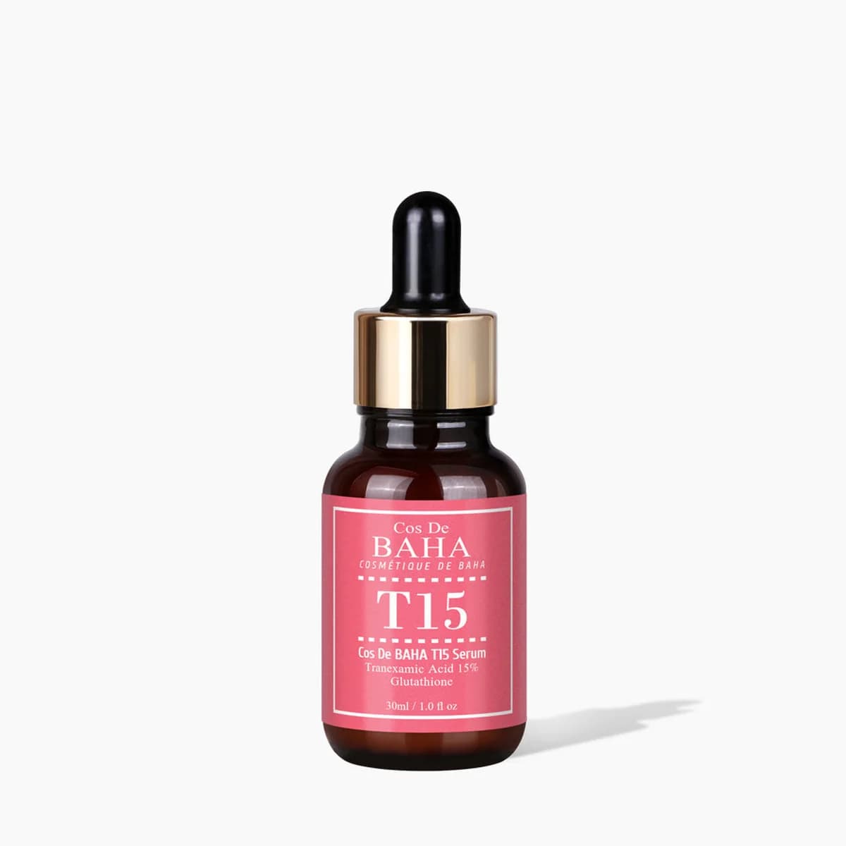 Cos de Baha Tranexamic Acid 15% Glutathione Hyaluronic Acid Serum - Reduces hyperpigmentation, Reduces hyperpigmentation, Antioxidant effects, Enhances skin elasticity