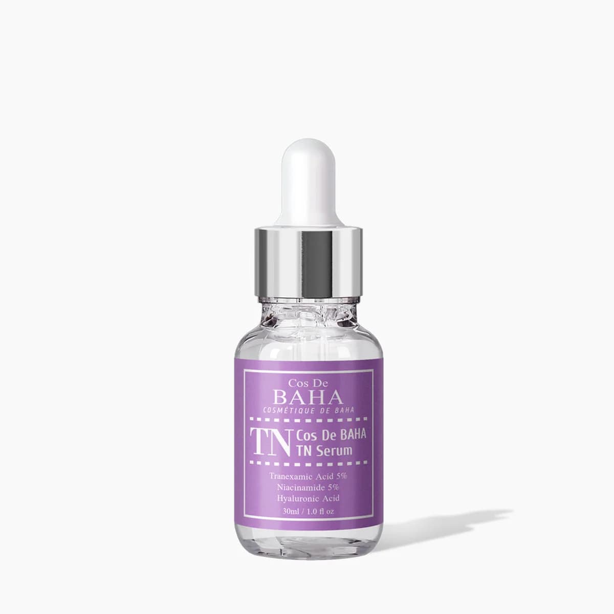 Cos de Baha Tranexamic Acid 5% Niacinamide 5% Serum - Strengthens skin elasticity, Reduces hyperpigmentation, Improves skin tone, Provides deep hydration