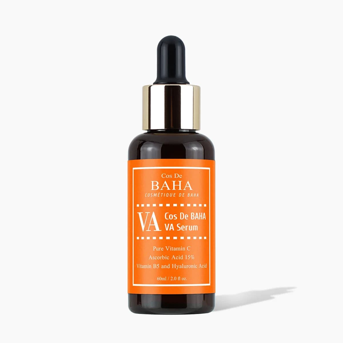 Cos de Baha Vitamin C 15% Arbutin 2% B5 Hyaluronic Acid Serum for Face -Powerful antioxidant, Enhances skin elasticityReduces wrinkles