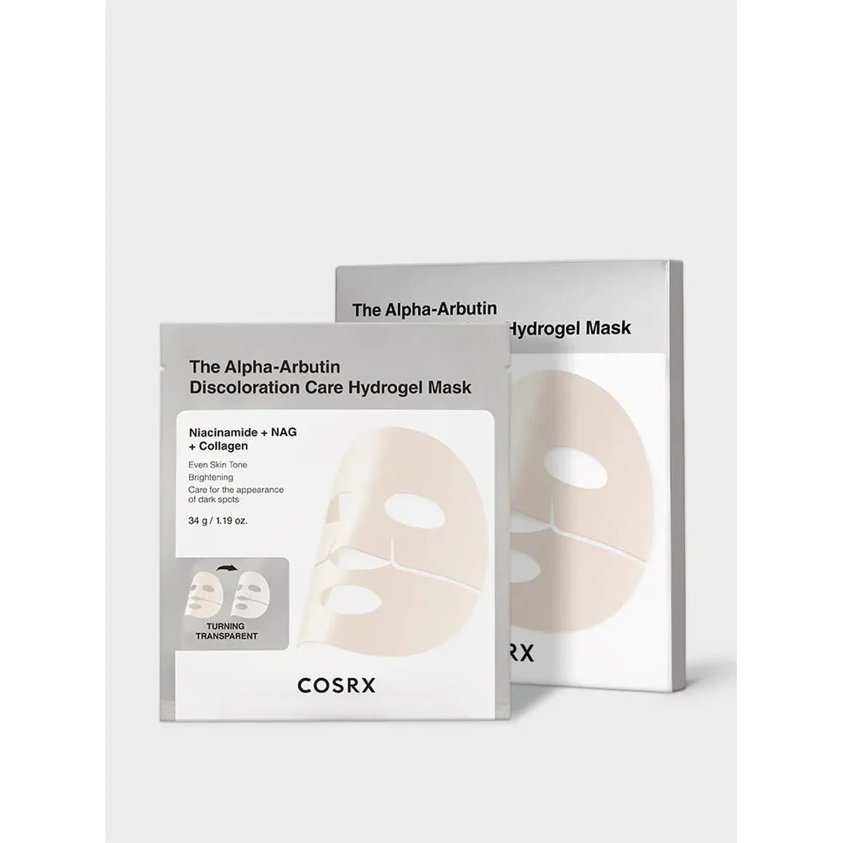COSRX The Alpha-Arbutin Discoloration Care Hydrogel Mask - 3ea