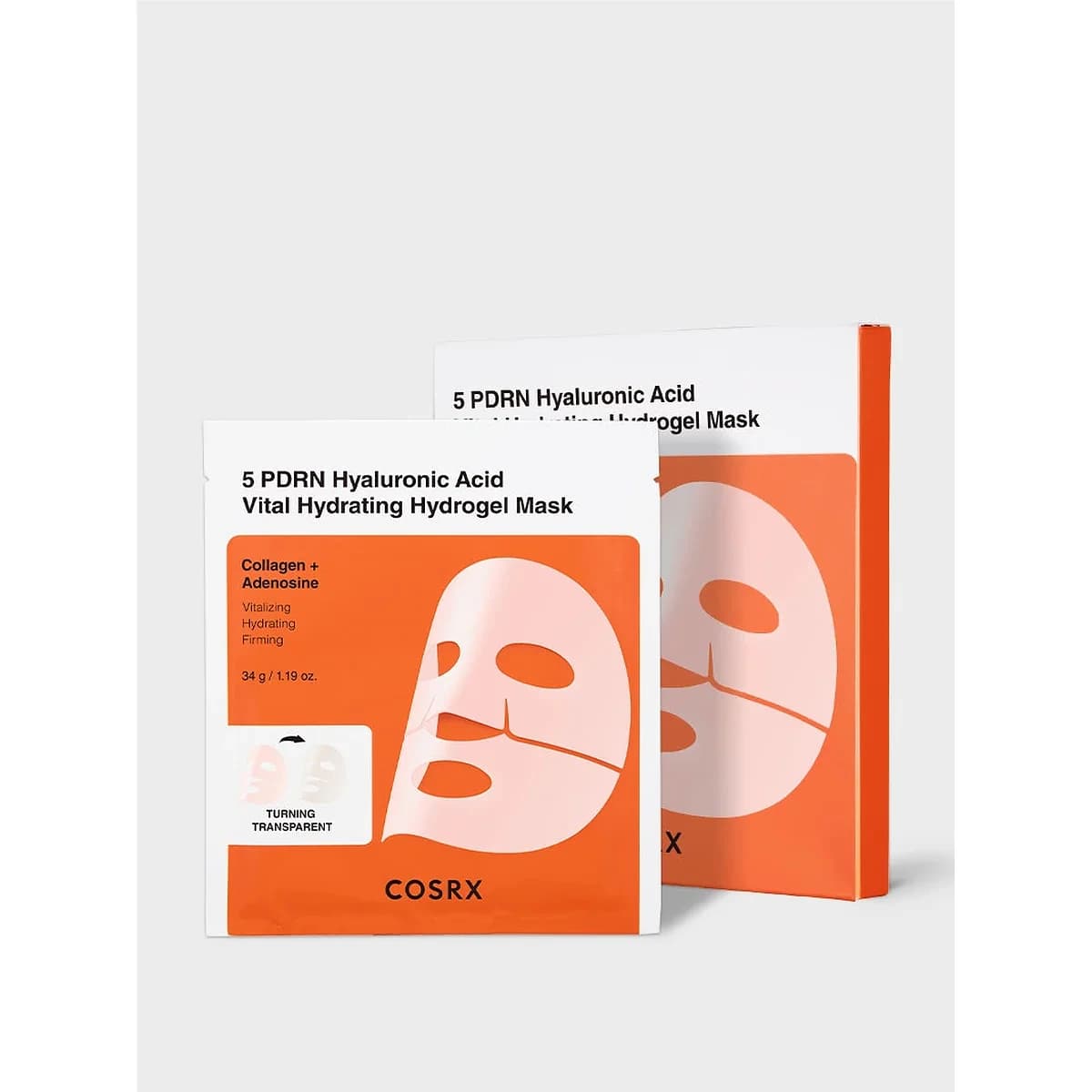 COSRX 5 PDRN Hyaluronic Acid Vital Hydrating Hydrogel Mask - 3ea