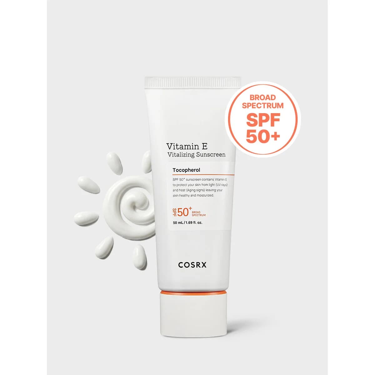 COSRX Vitamin E Vitalizing Sunscreen SPF 50+ - 50ml-1