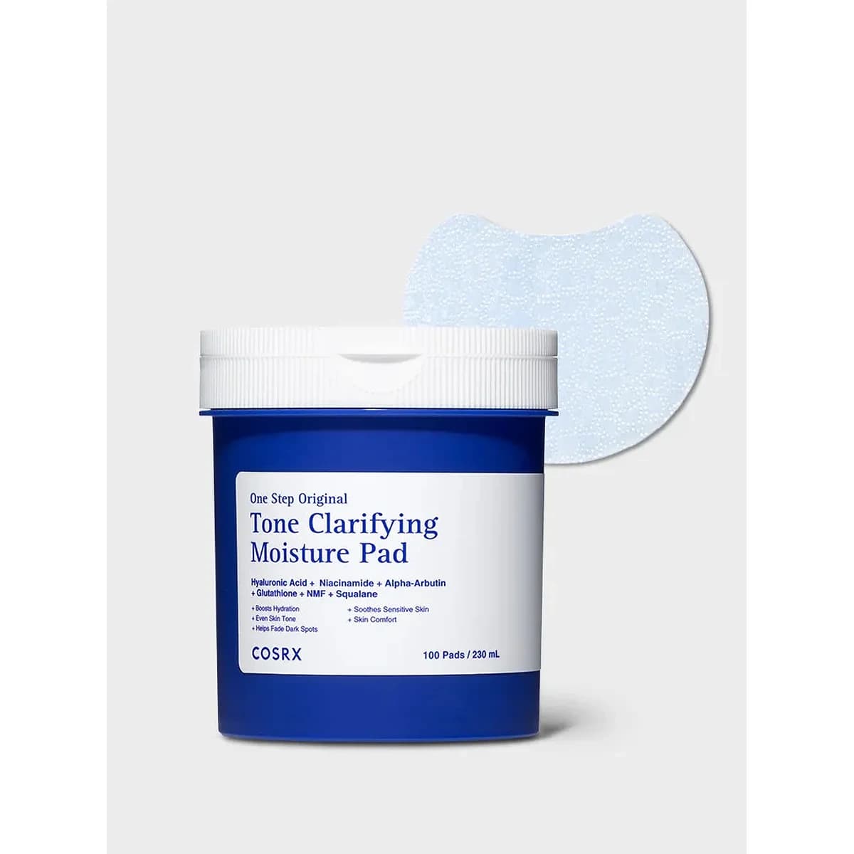 COSRX One Step Original Tone Clarifying Moisture Pad - 100-pads-7.-77-fl.-oz.-(230ml)