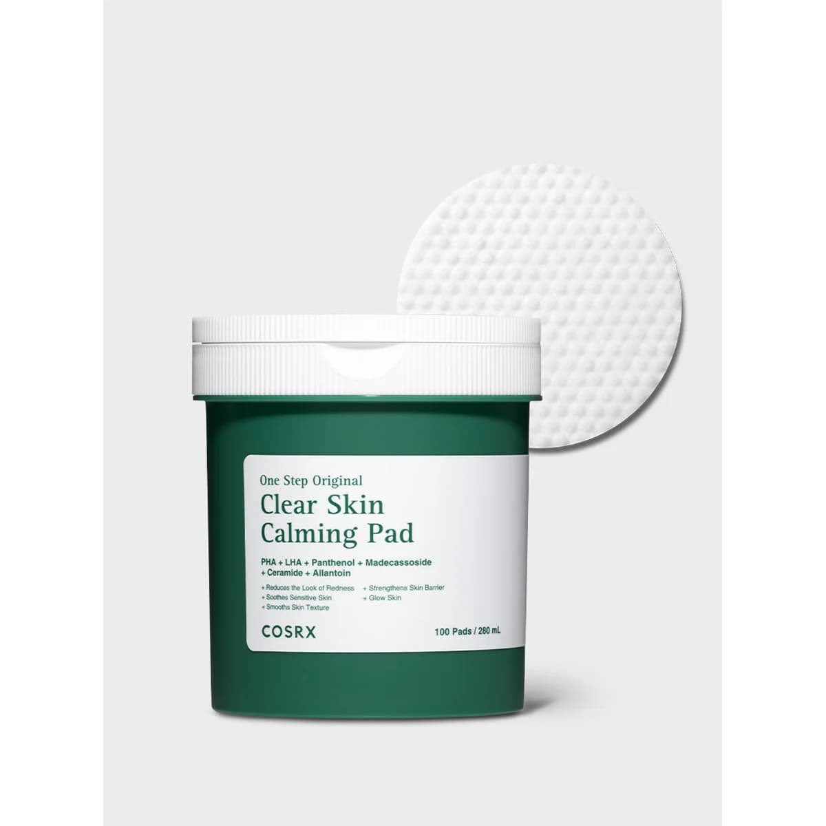 COSRX One Step Original Clear Skin Calming Pad - 100-pads-9.46-fl.-oz.-(280ml)