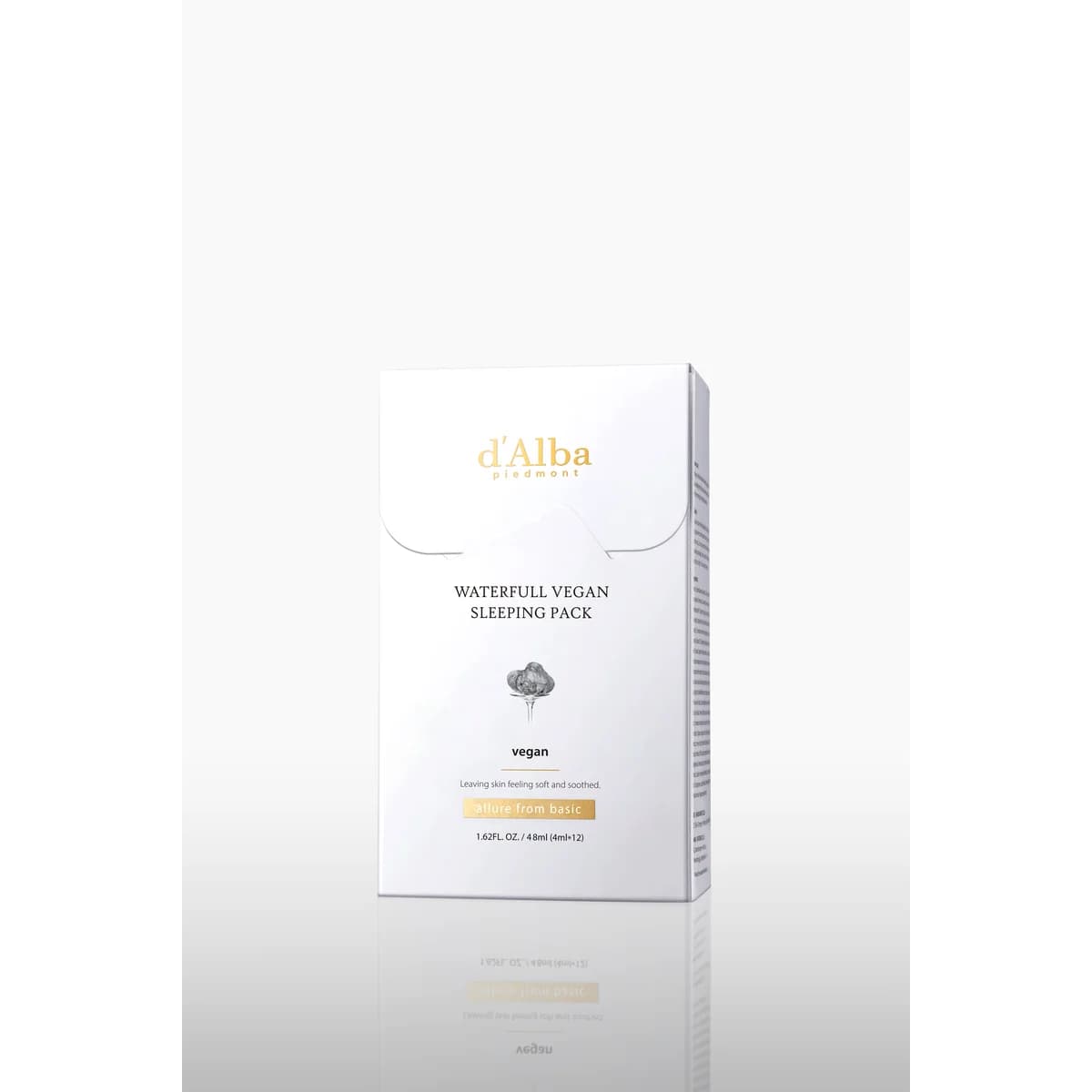 d'Alba Waterfull Vegan Sleeping Pack 4ml*12packs - 4ml