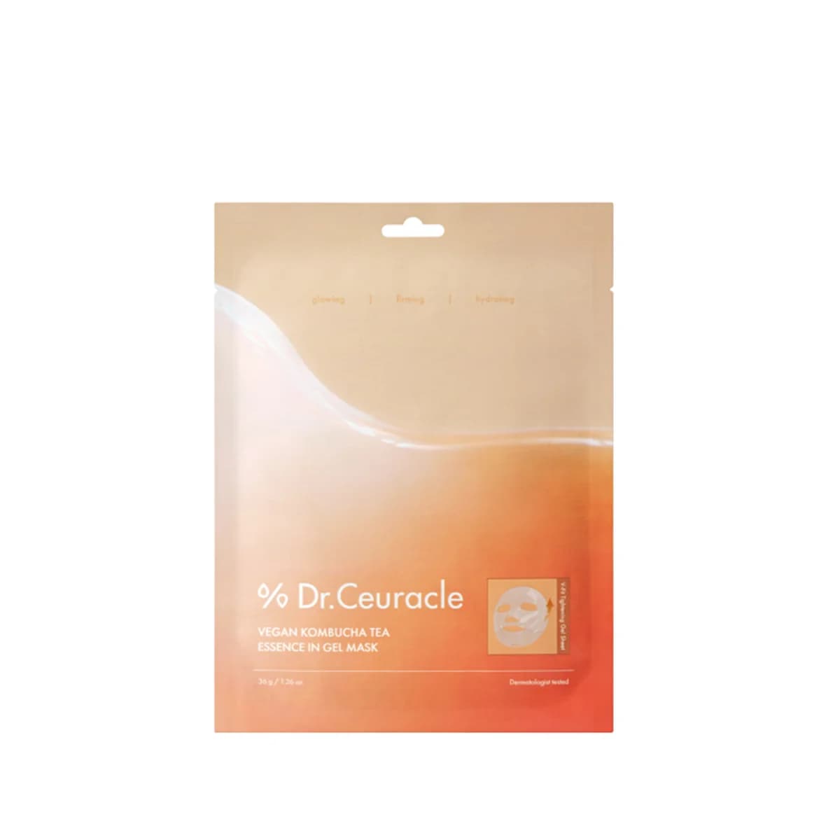 dr.ceuracle Vegan Kombucha Tea Essence in Gel Mask - 36g
