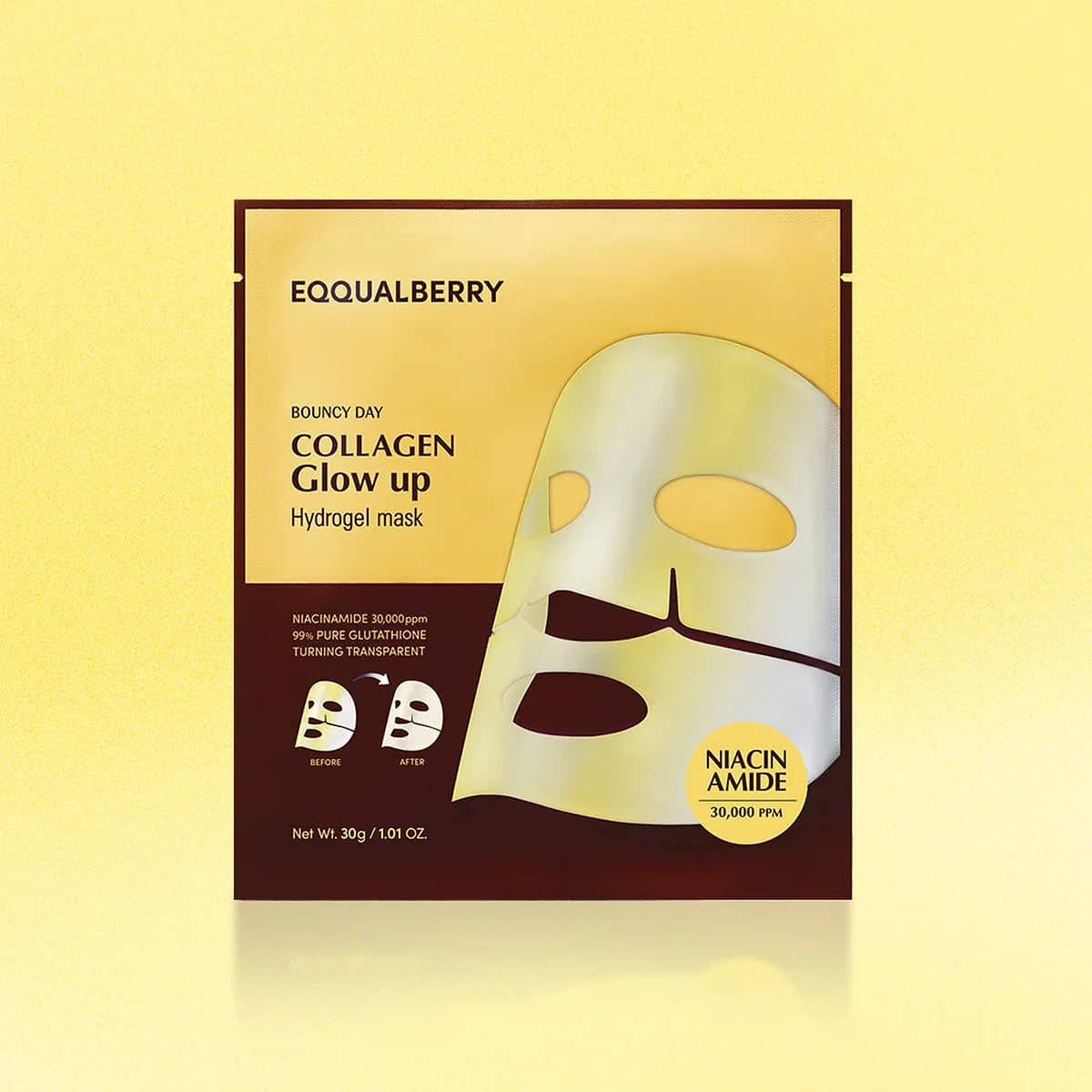 eqqualberry Collagen Glow Up Hydrogel Mask