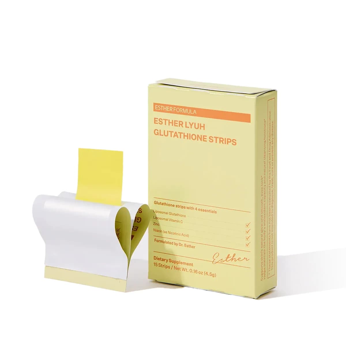esther formula Glutathione 15 Strips - 12-packs-180-ct