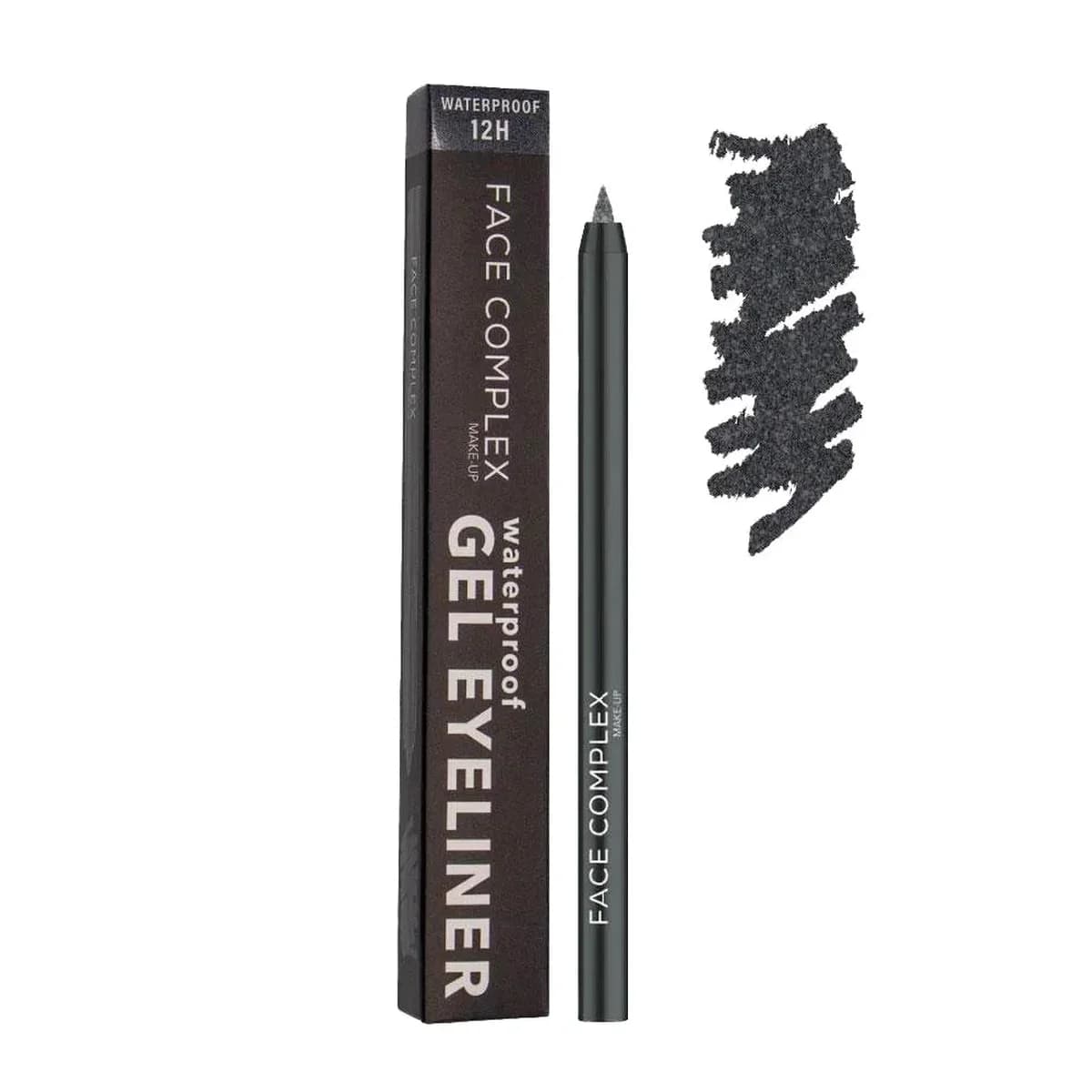 Face Complex gel eyeliner wp 105 Black glitter