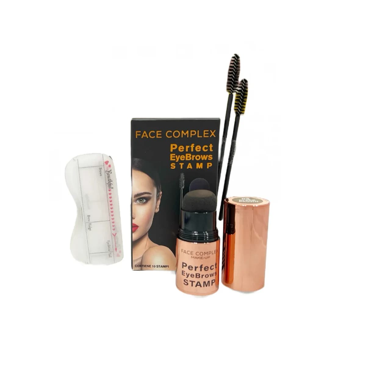 Face Complex perfect eyebrows stamp Black Brown