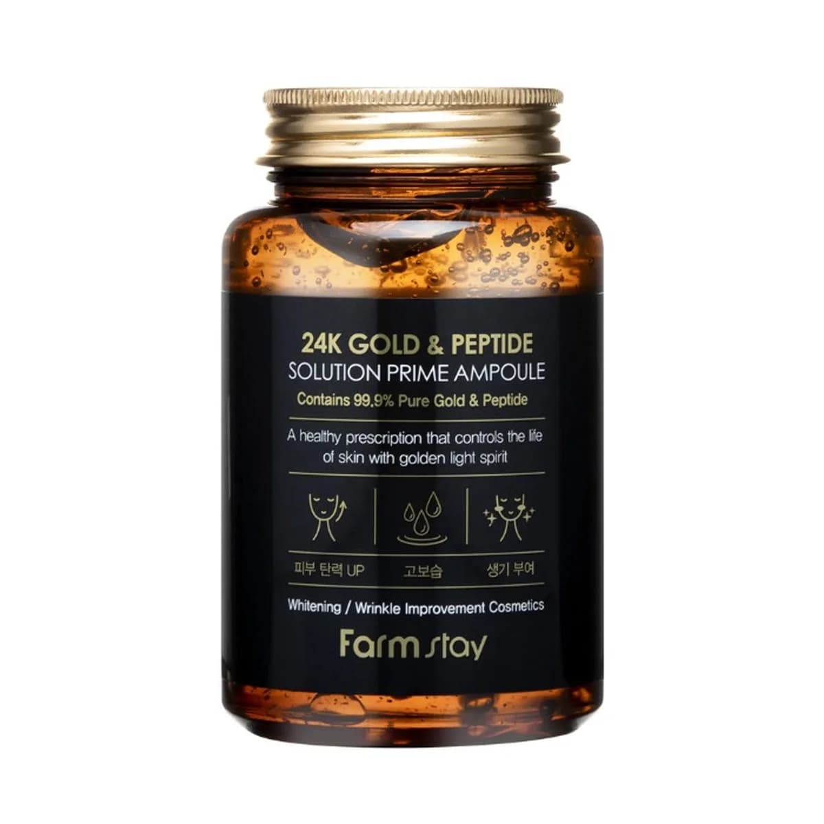farmstay 24K Gold & Peptide Solution Prime Ampoule
