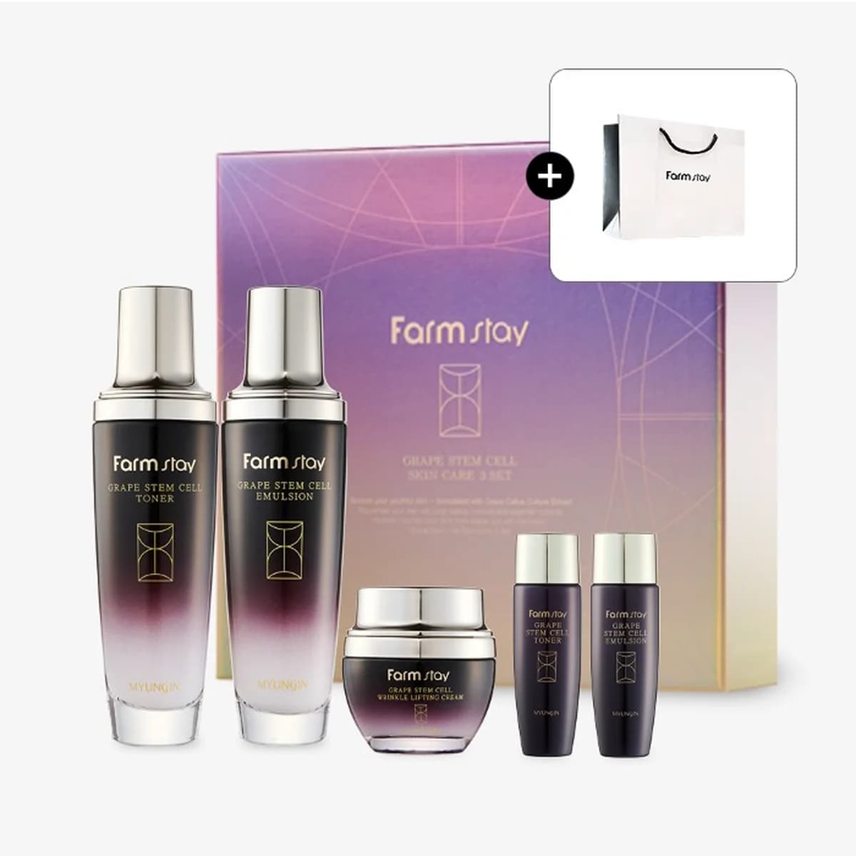 farmstay Grape Stem Cell 3-piece set 3-piece set