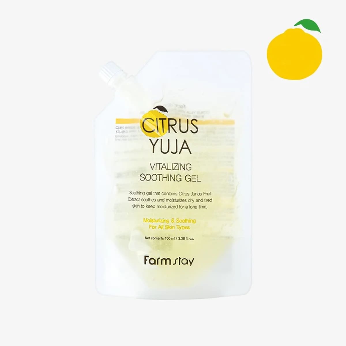 farmstay Citrus Yuzu Vitalizing Soothing Gel - 100ml
