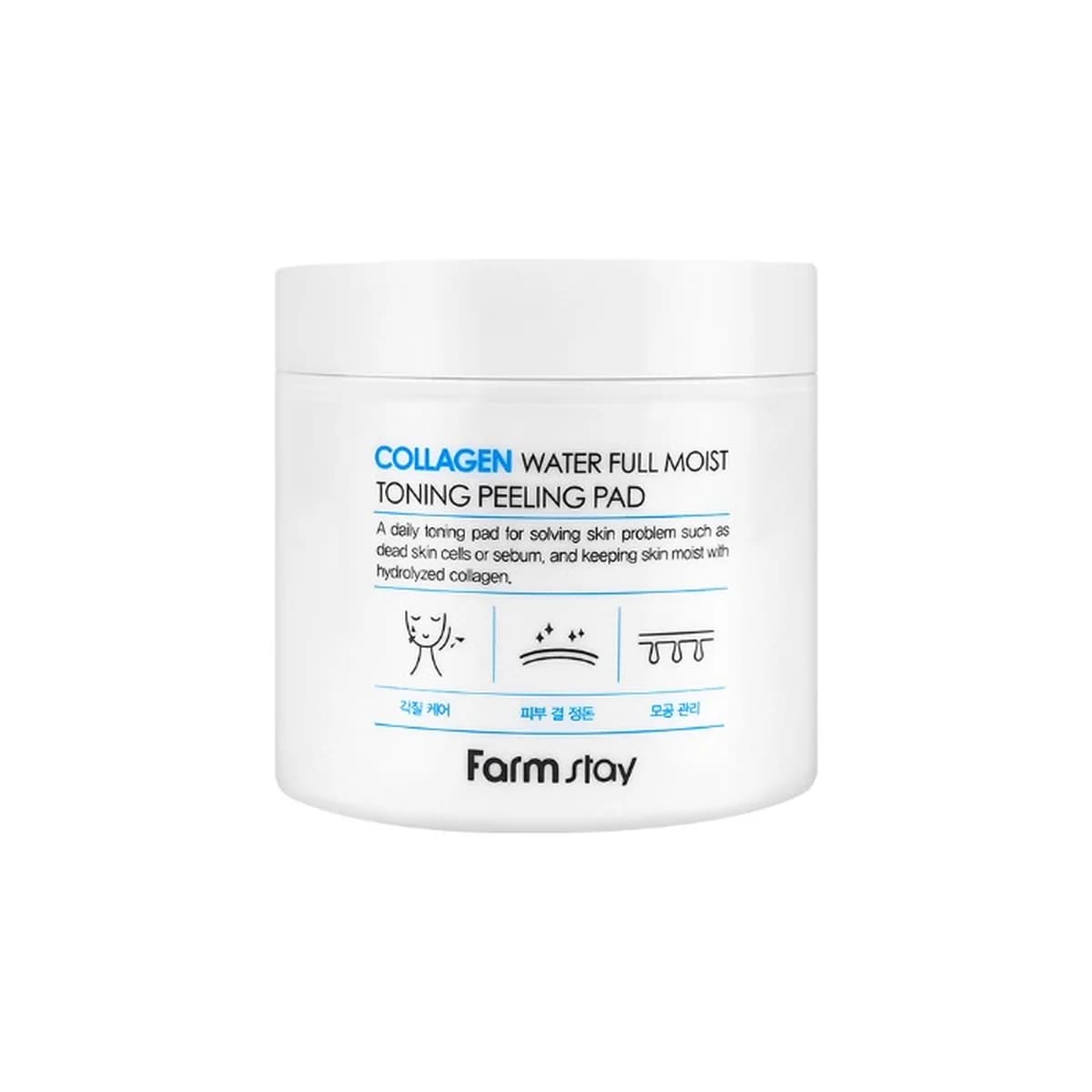 farmstay Collagen Water Full Moist Toning Peeling Pad