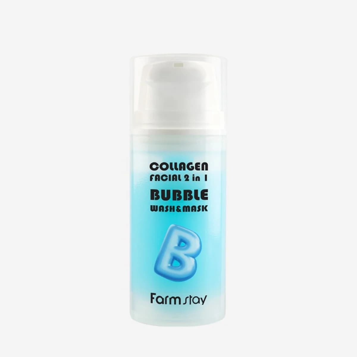 farmstay Collagen Facial Two-in-One Bubble Wash &amp; Mask - 100ml