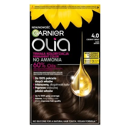 Garnier Olia Hair Color 4.0 Dark Brown
