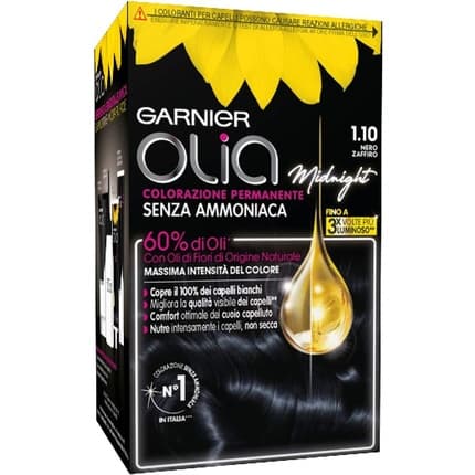 Garnier Olia Midnight Permanent Hair Color - Black Sapphire