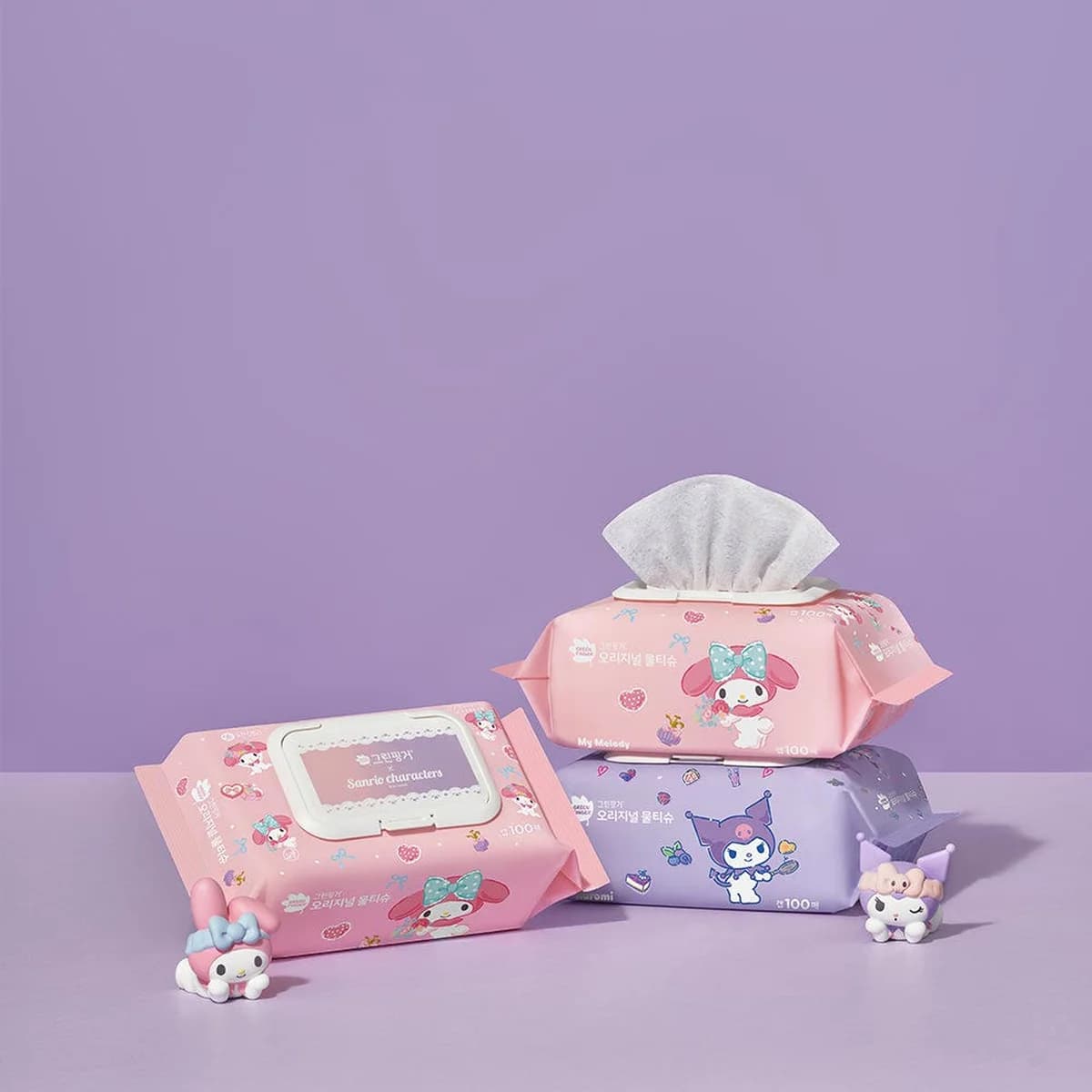 green finger Wet Wipes & 100 X10