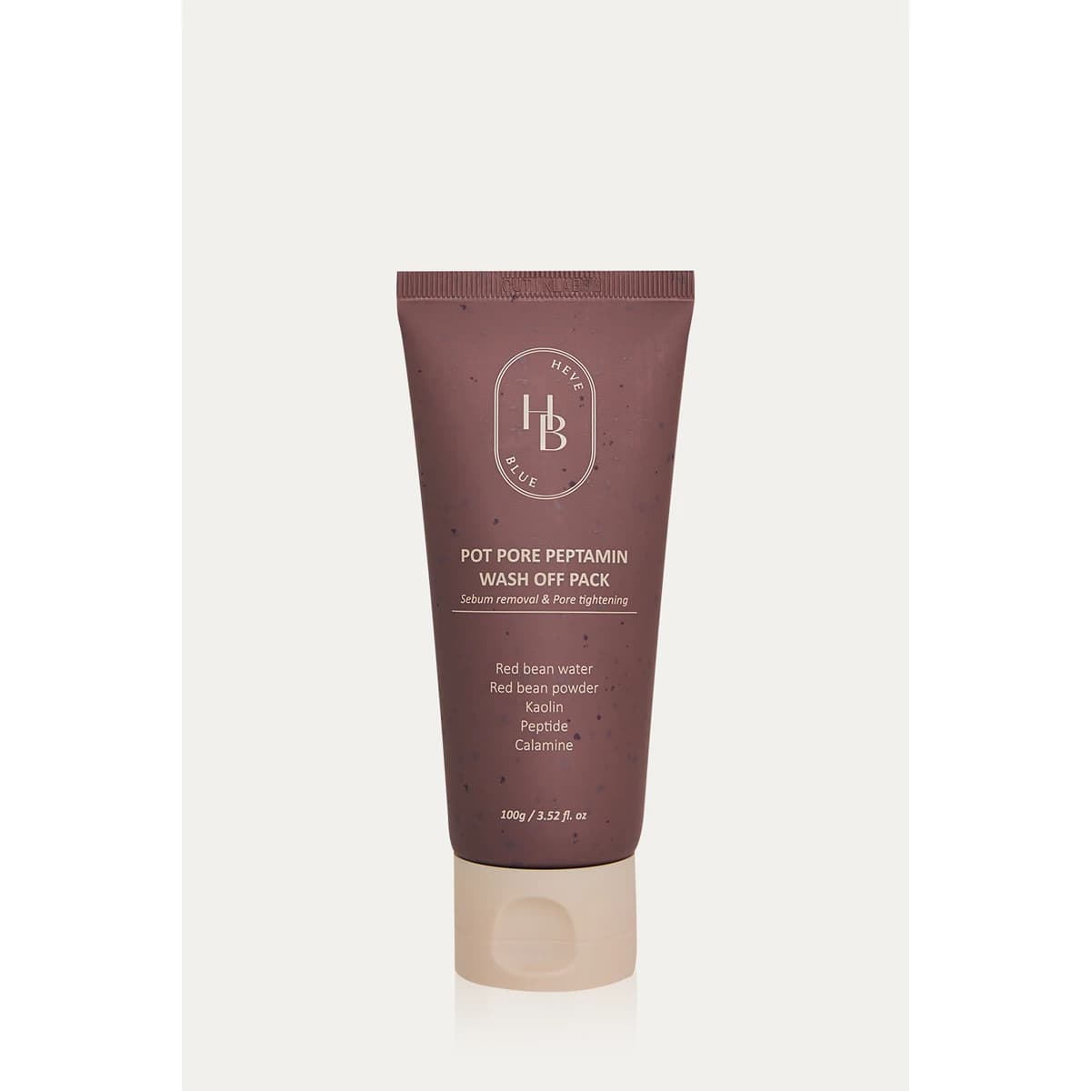 heveblue Red bean pore peptamine wash off pack