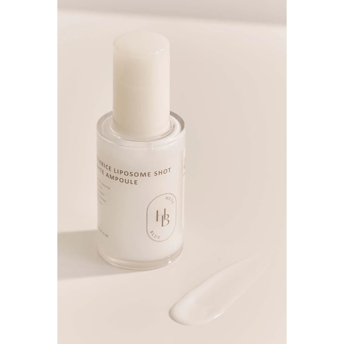 heveblue Milk Rice Liposome Shot White Ampoule