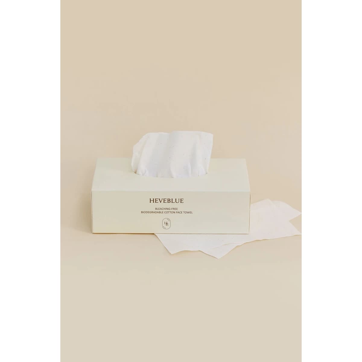 heveblue 100% cotton face towel without bleaching