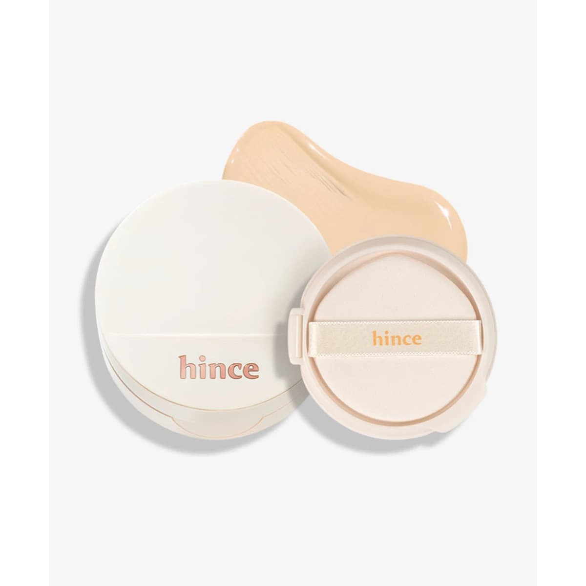 hince [SET] Second Skin Glow Cushion & Refill - (Main) 23 Sand-(Refill) 21 Ivory
