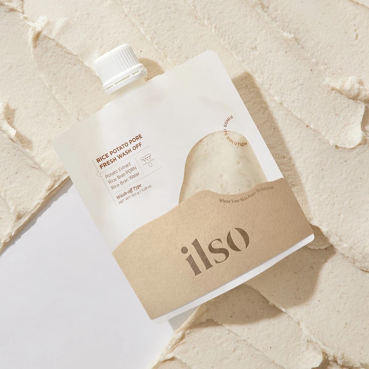 ilso Rice Potato Pore Fresh Wash Off Pack - 100g