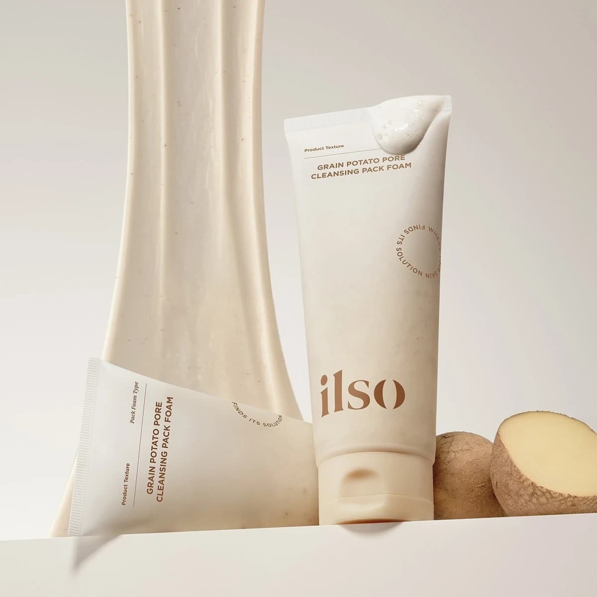 ilso Grain Potato Cleansing Pack Foam - 150g