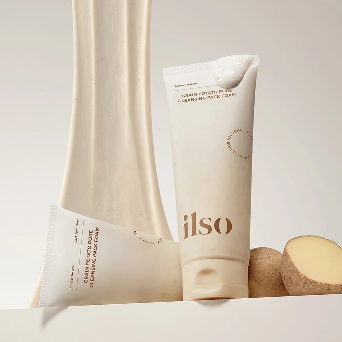 ilso Grain Potato Cleansing Pack Foam - 150g