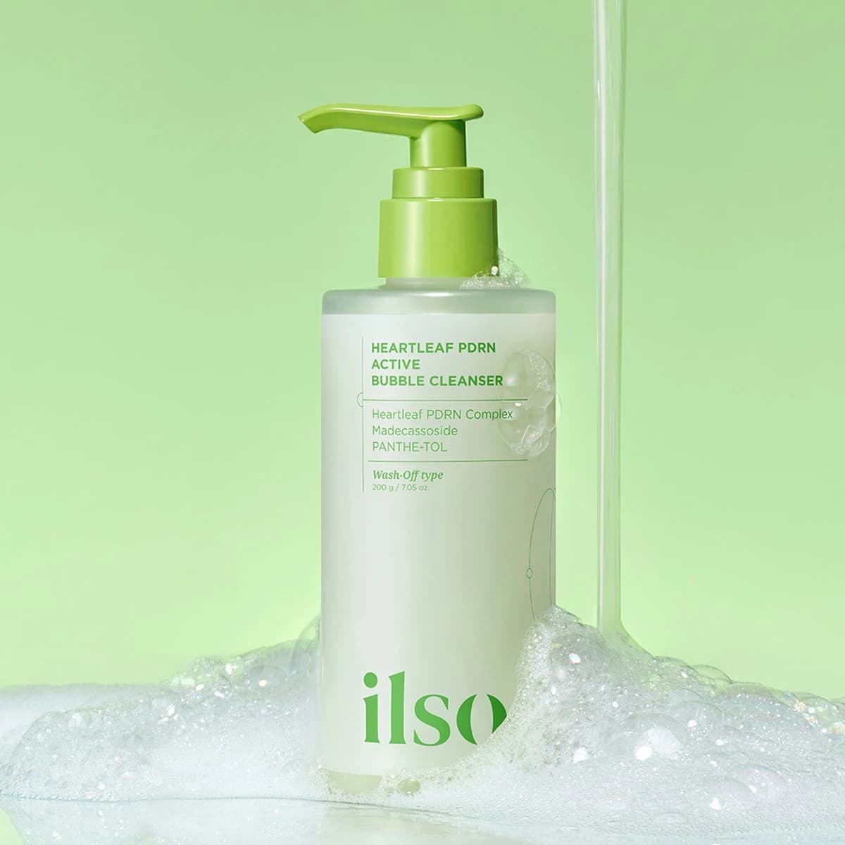 ilso New Heartleaf Sensitive PDRN Active Bubble Cleanser - 150ml