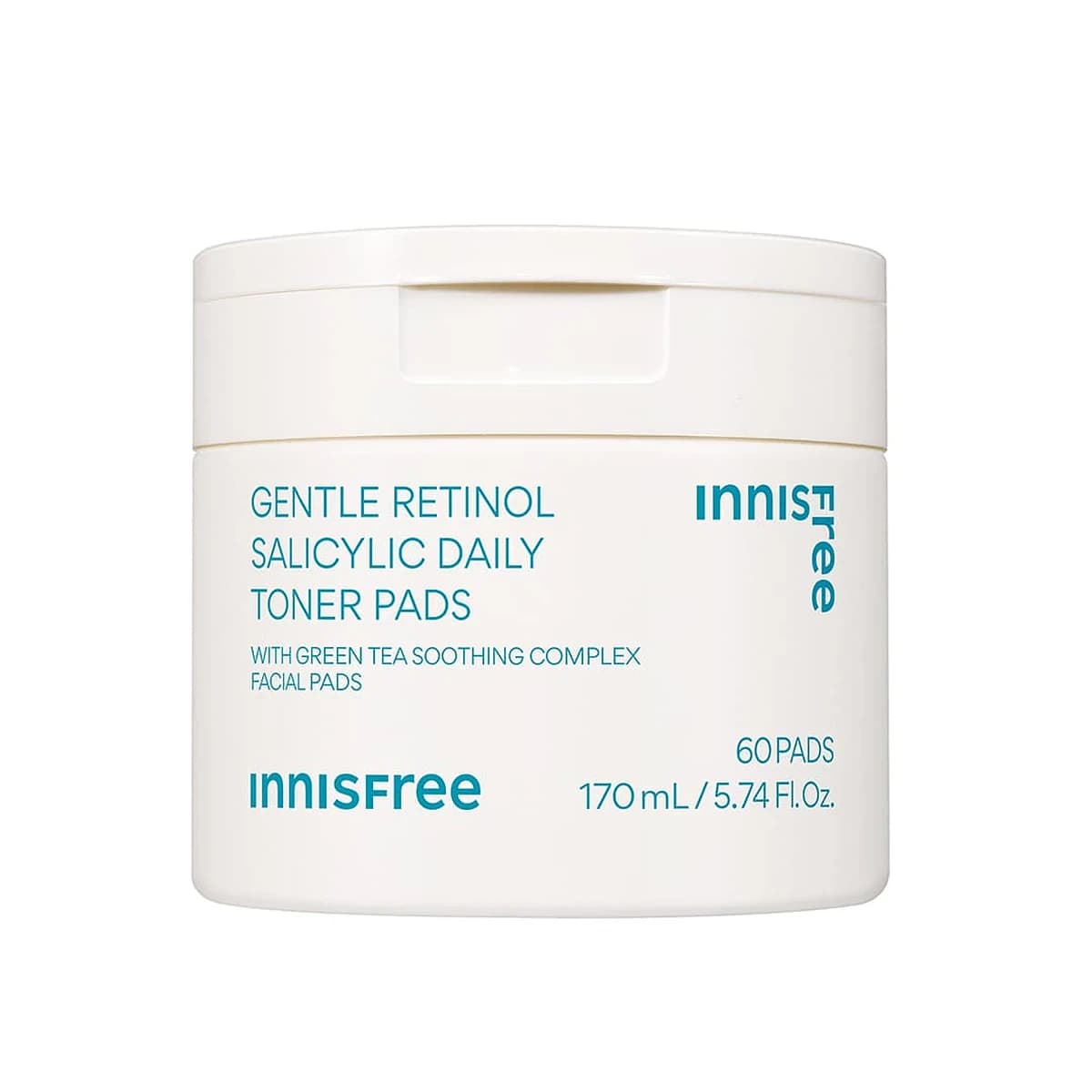 innisfree Daily Gentle Retinol Salicylic Toner Pads - 170mL