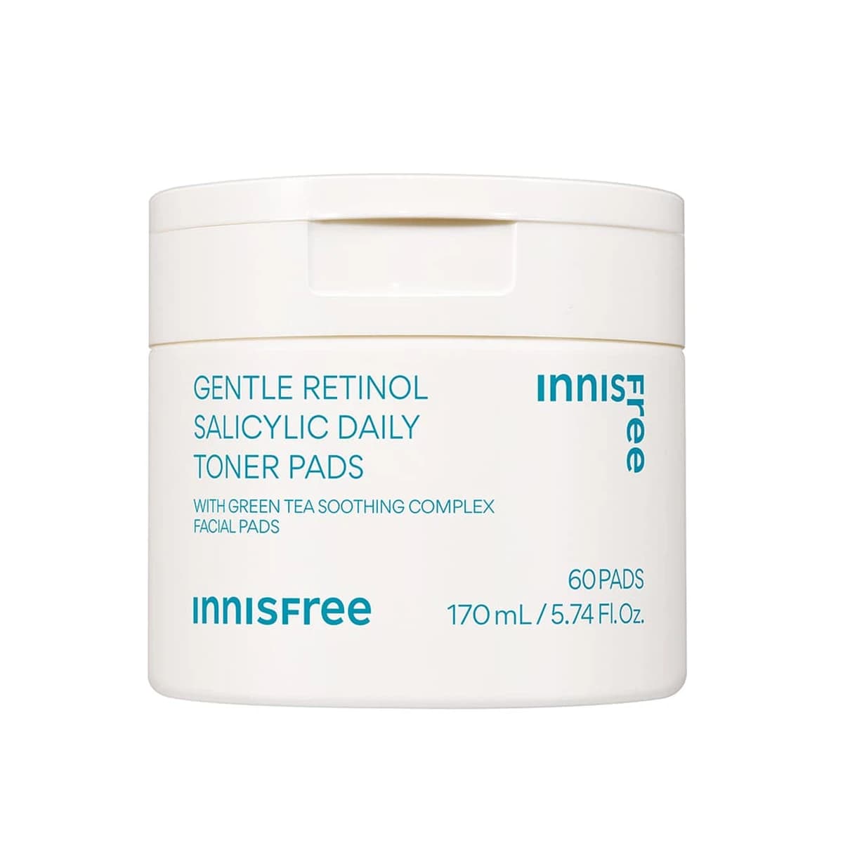 innisfree Daily Gentle Retinol Salicylic Toner Pads - 170mL
