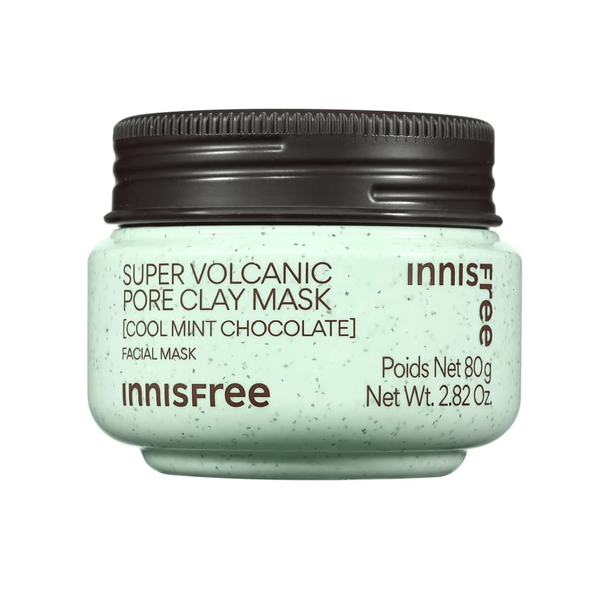 innisfree Super Volcanic Pore Clay Mask – Deep Cleanse & Clear Face Pores - COOL MINT - 80g