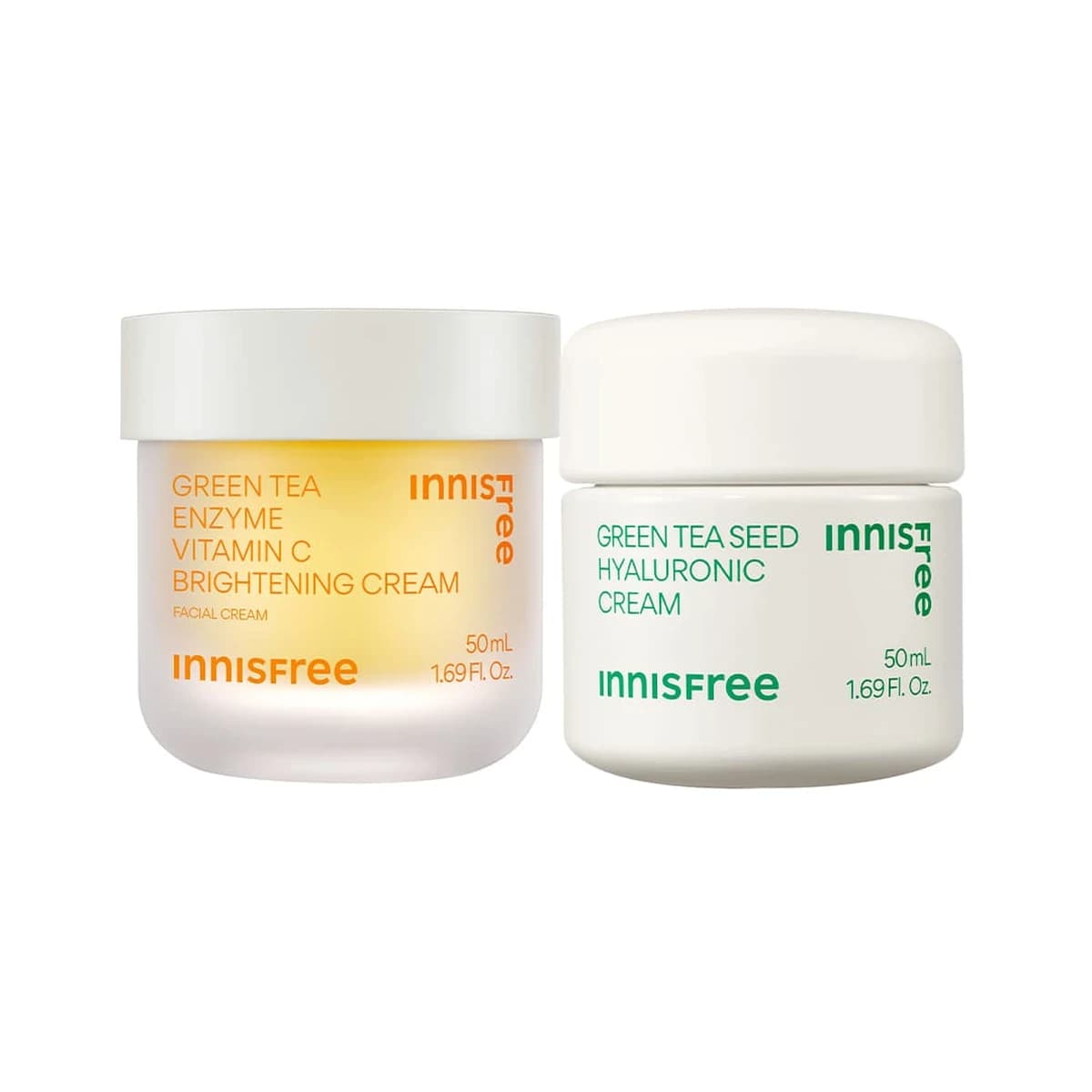 innisfree Brighten + Hydrate Cream Duo - 50mL