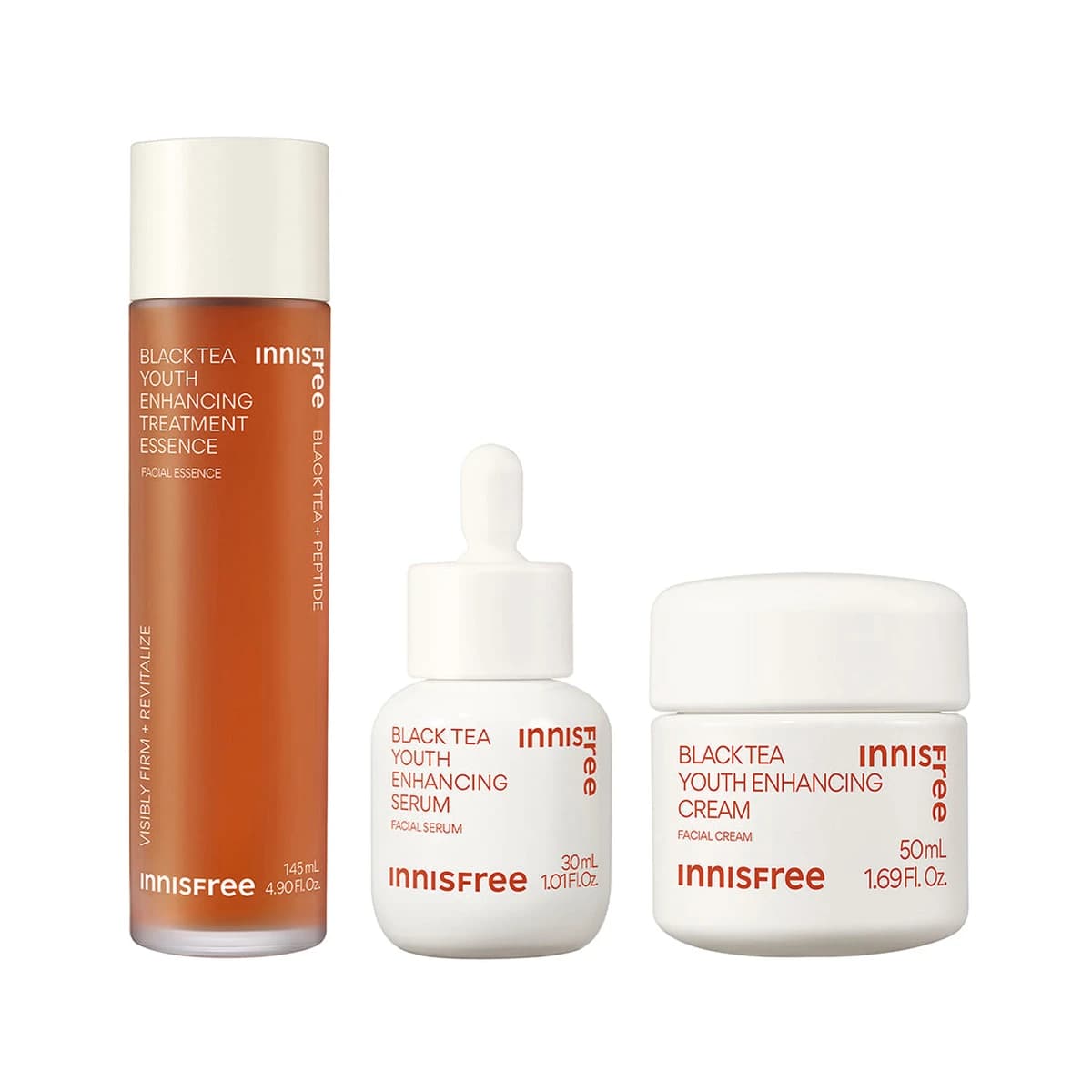 innisfree Glow & Behold Tea Trio Bundle - 145mL / 30mL / 50mL