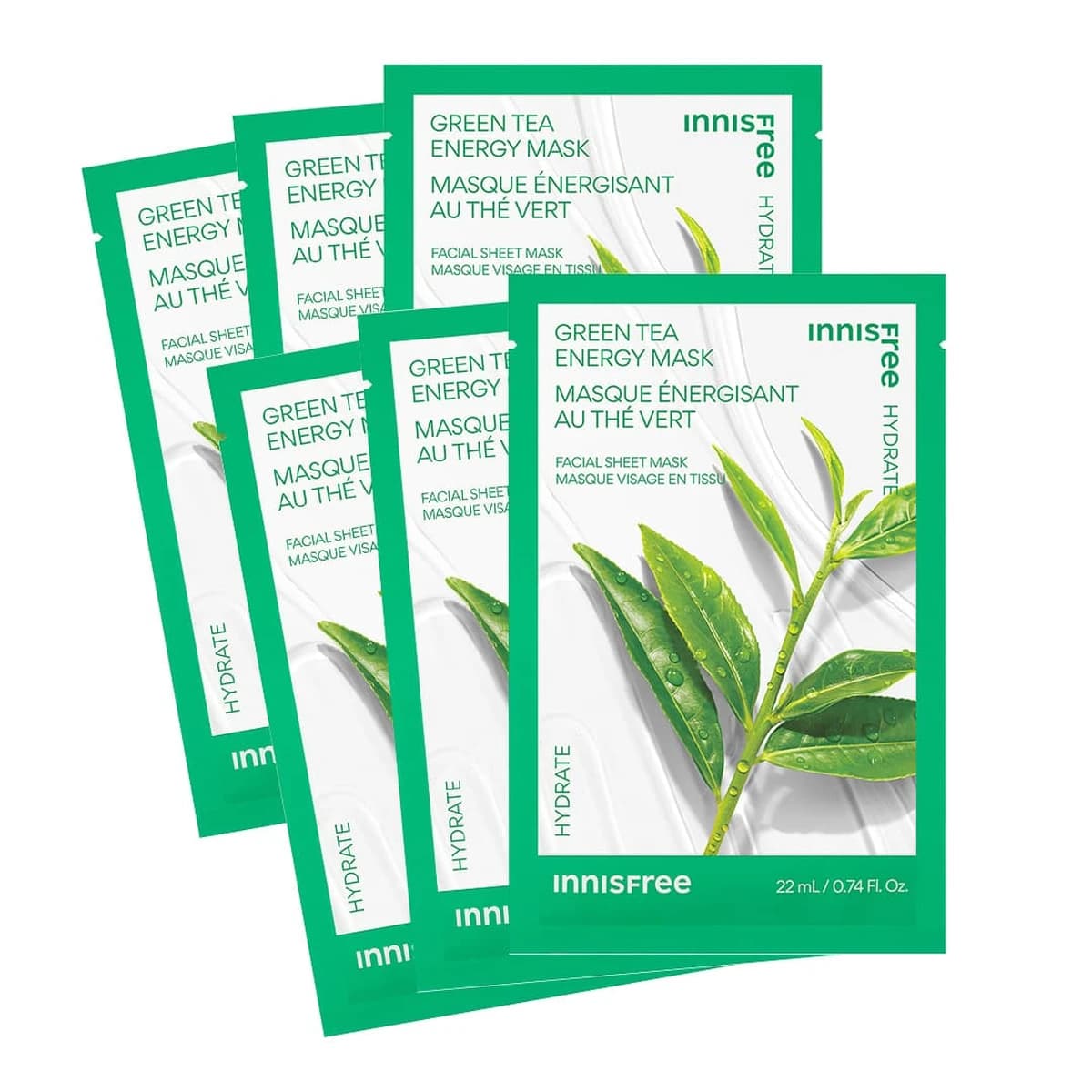 innisfree Hydrating Sheet Mask 6 Pack - 22mL