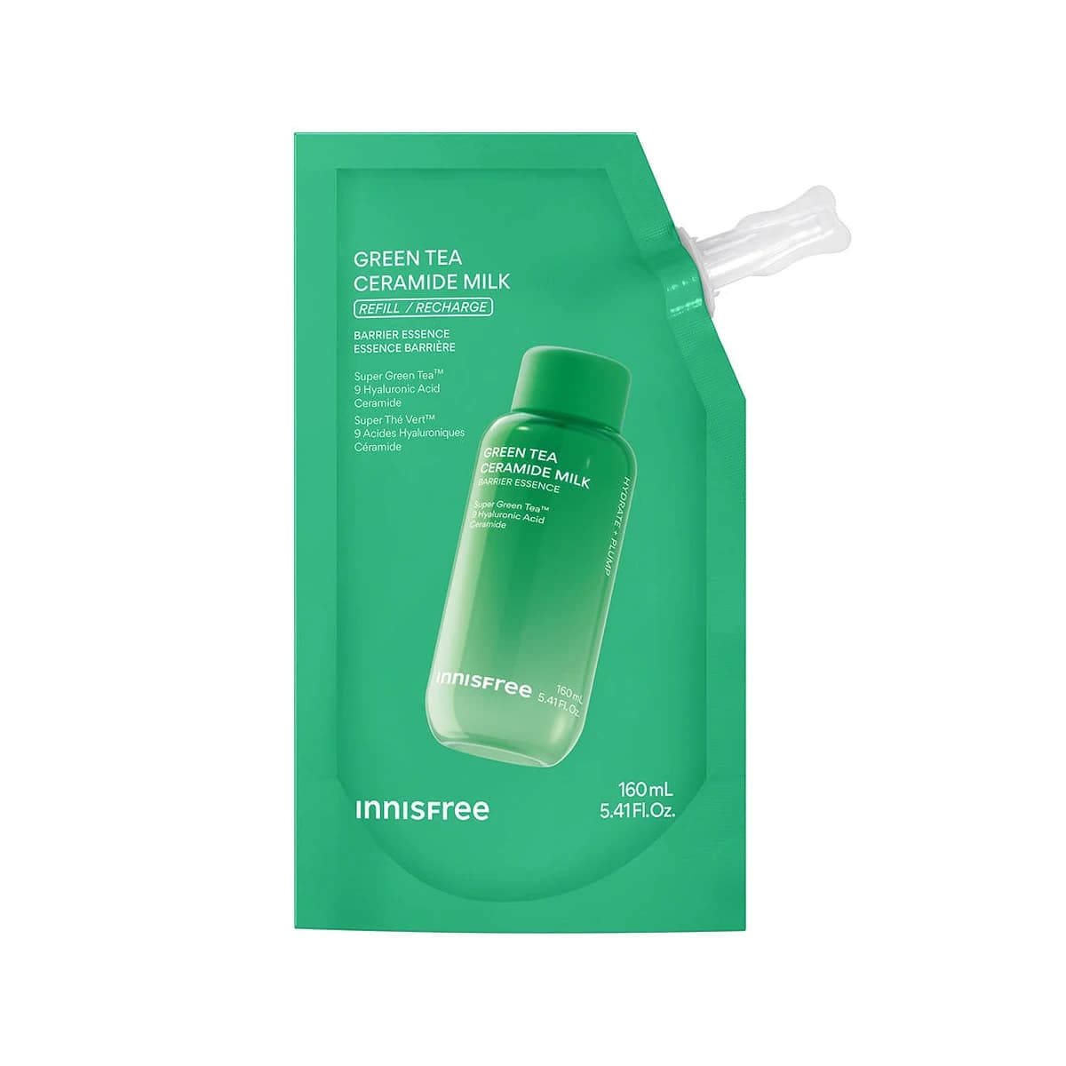 innisfree Green Tea Ceramide Milk - REFILL - 160mL