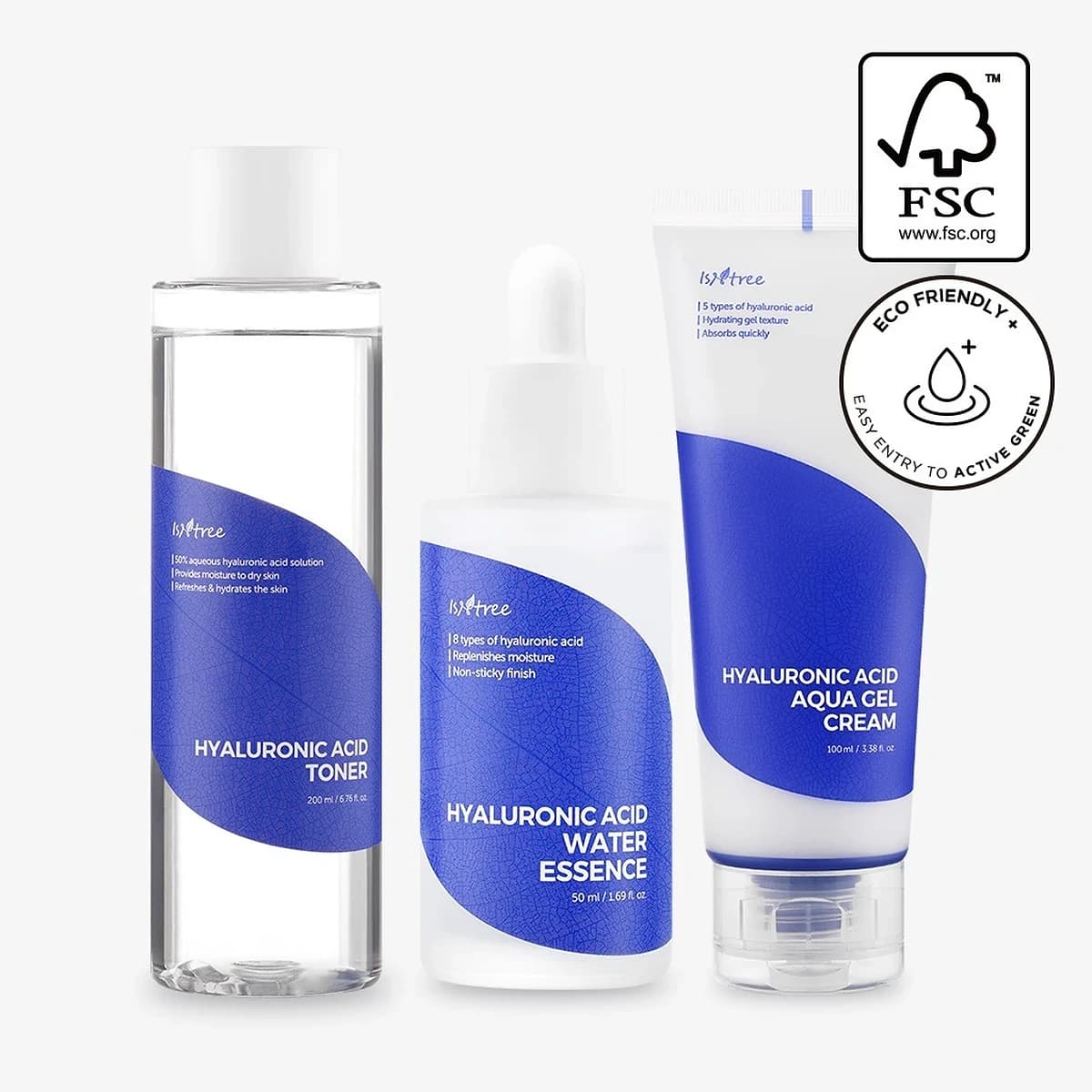 isntree Hyaluronic Acid Aqua 3-Step Set