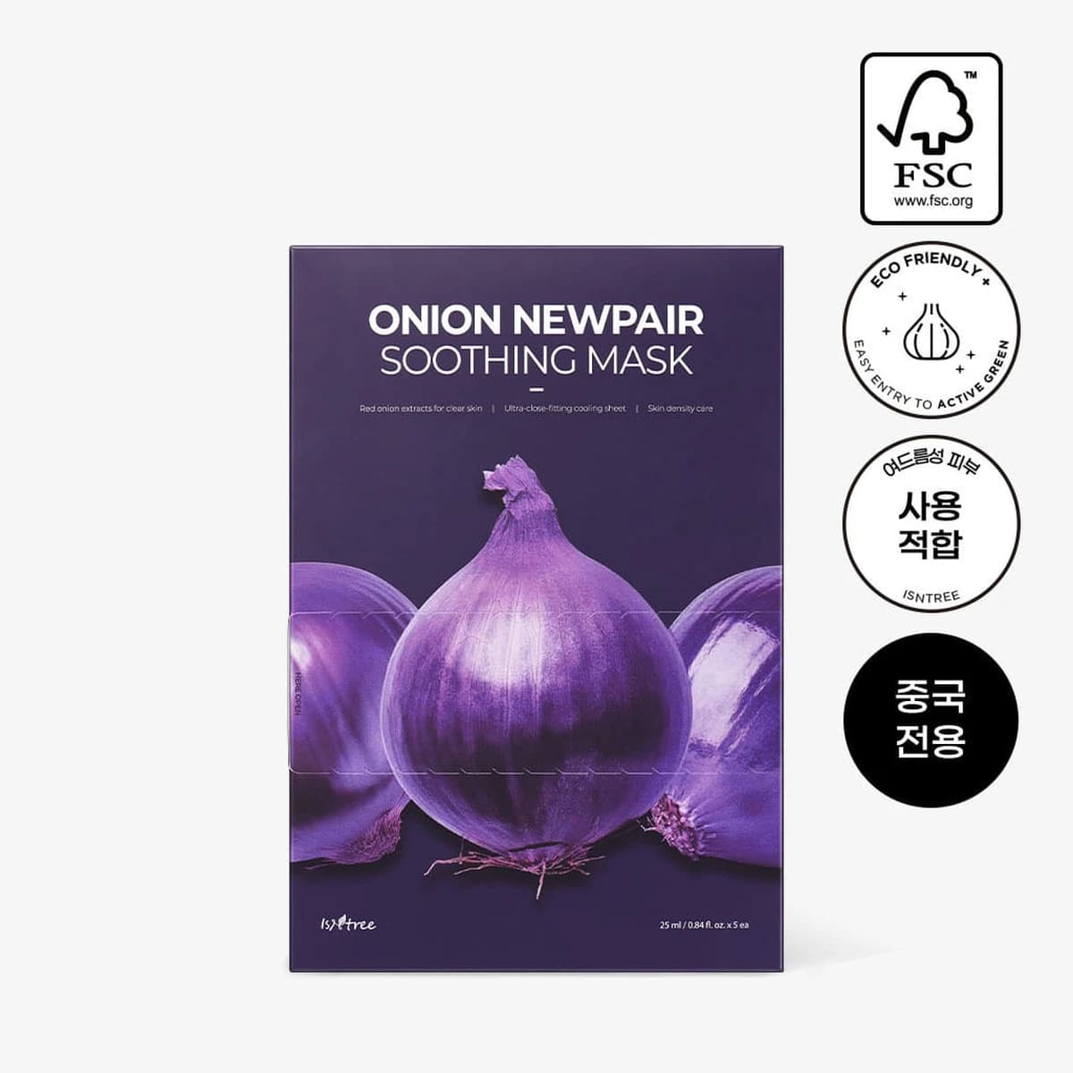 isntree Onion Newpair Soothing Mask - 25mL / 5 pcs