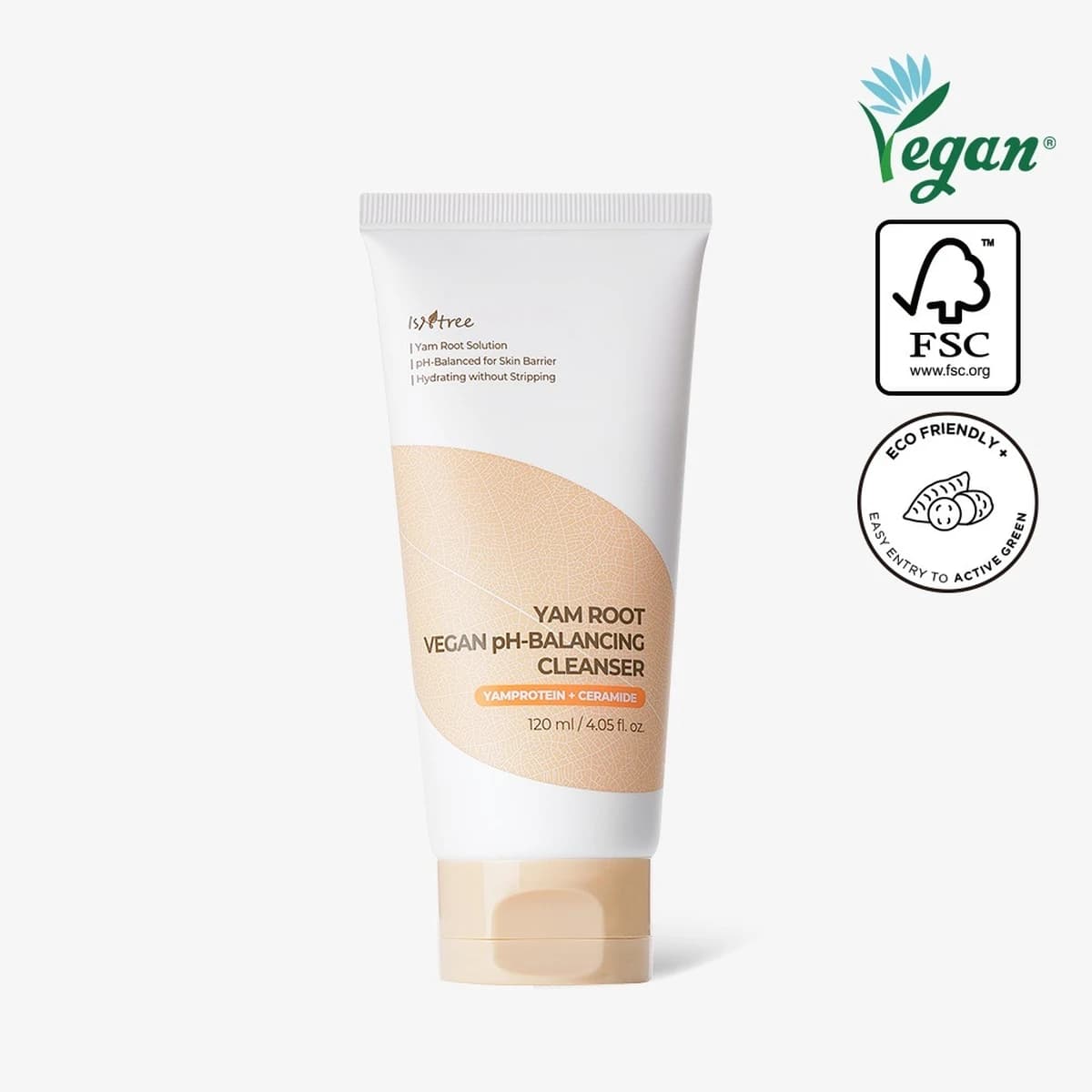 isntree Yam Root Vegan Low pH Cleanser - 120mL