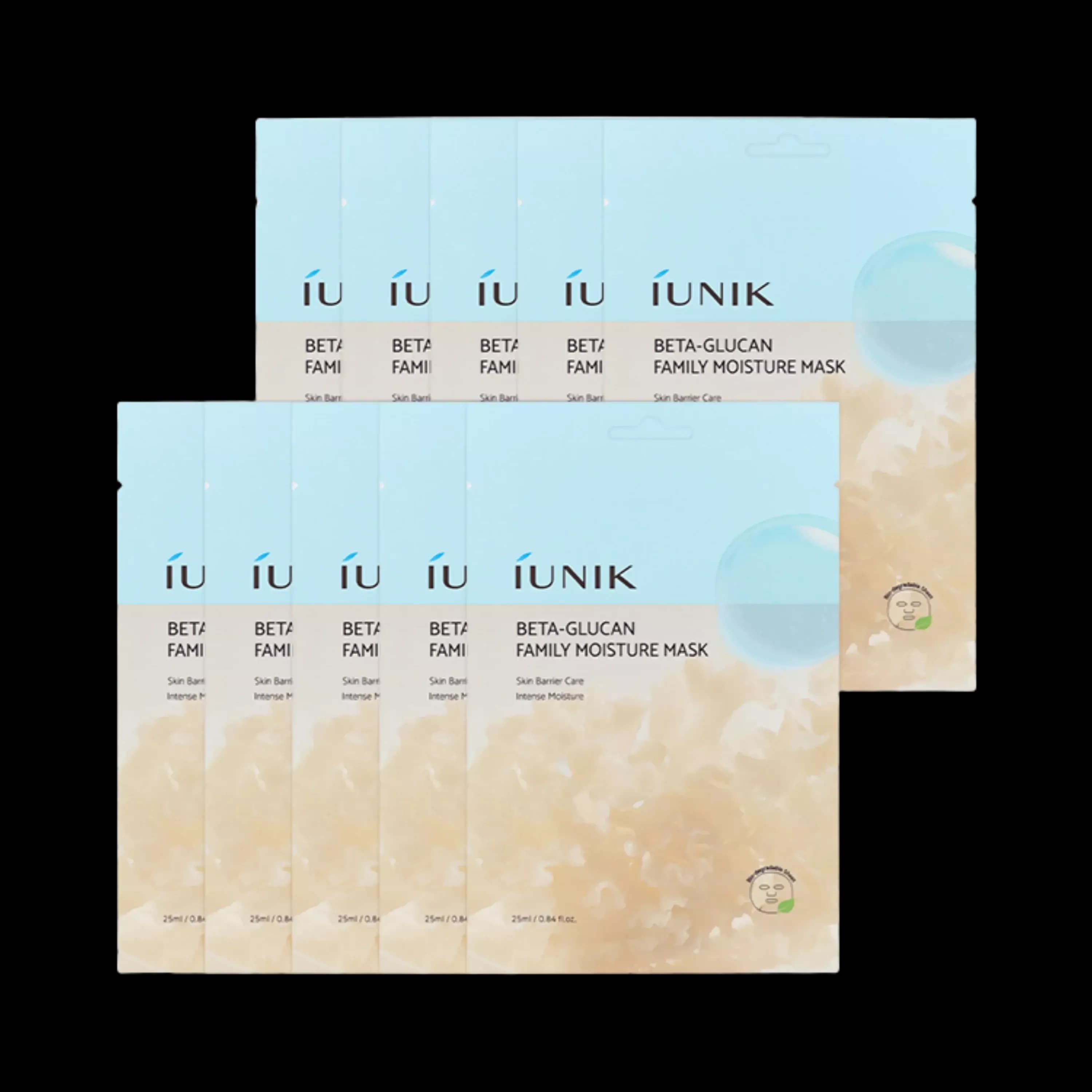 iUNIK Beta Glucan Family Moisture Mask 10ea