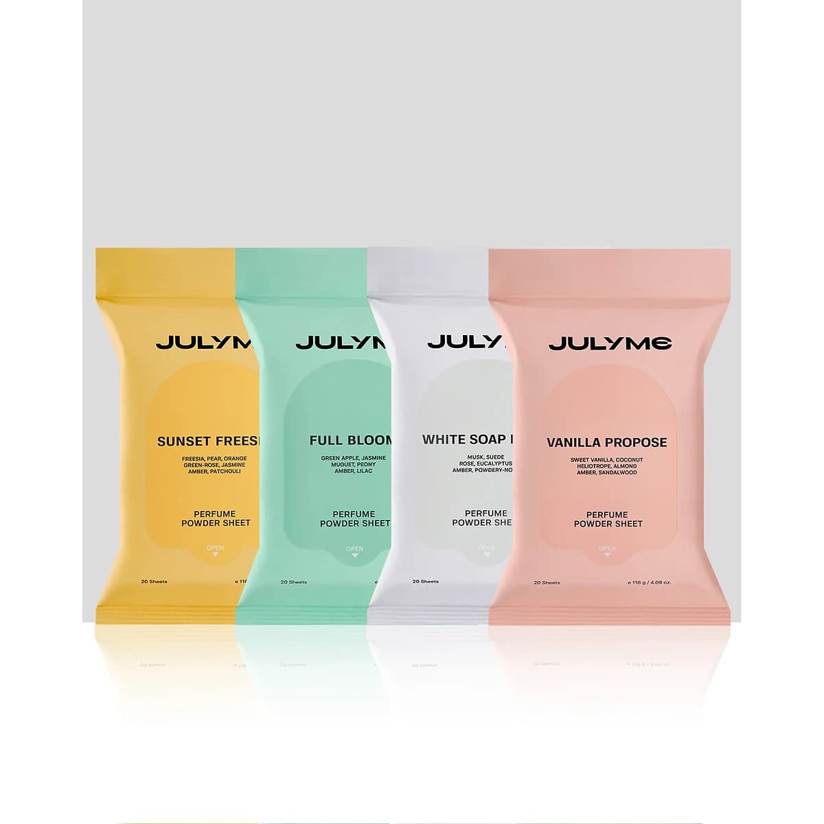 julyme Perfume Powder Sheet - 20 pads / 116g