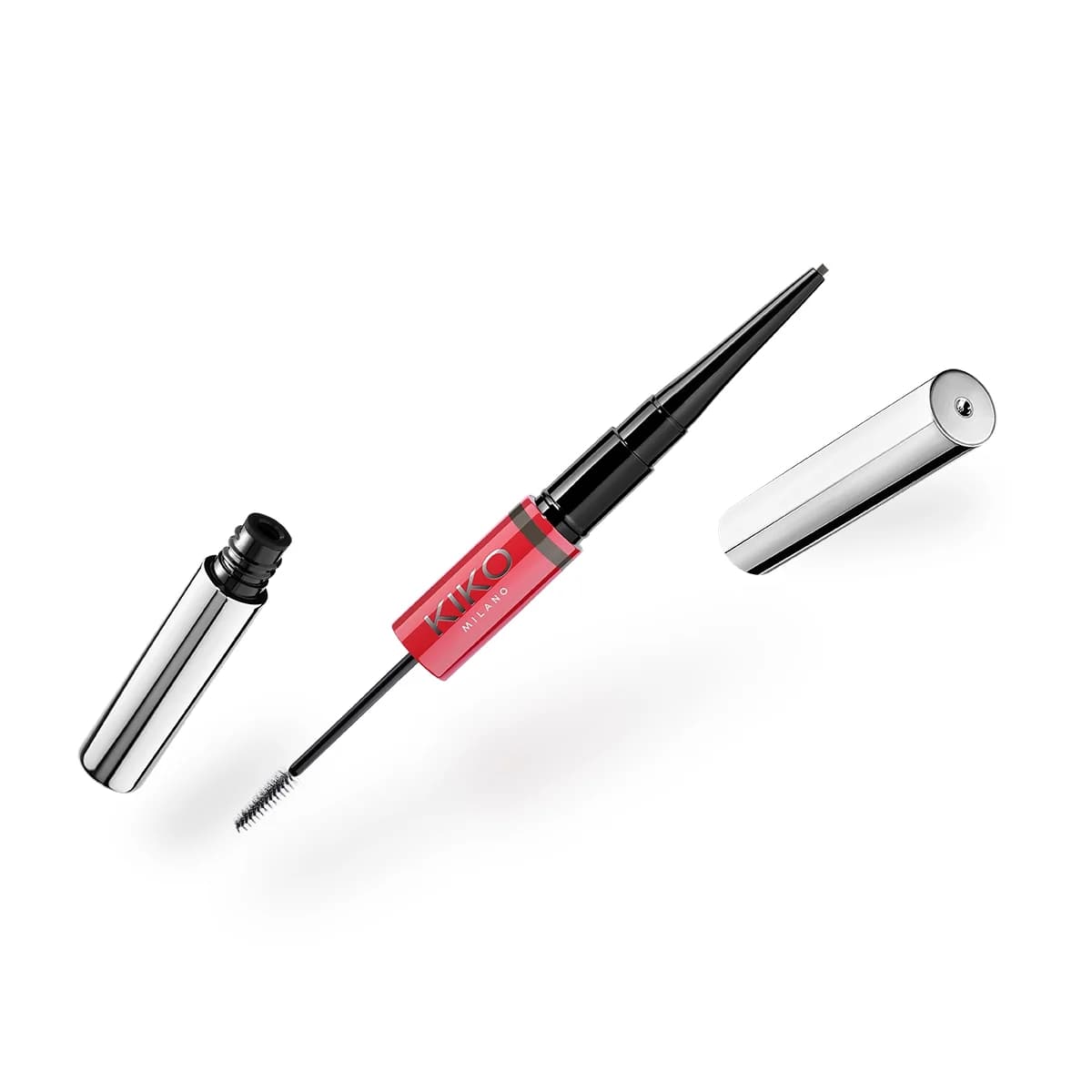 Kiko Milano Flirt Alert Lock Them! Micro Eyebrow Pencil & Gel KC000001207-04 04 Jet Black Mood