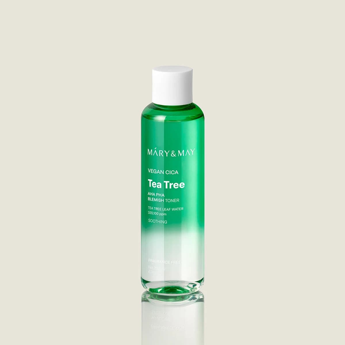 mary & may Vegan CICA Tea Tree AHA PHA Blemish Toner - 200mL