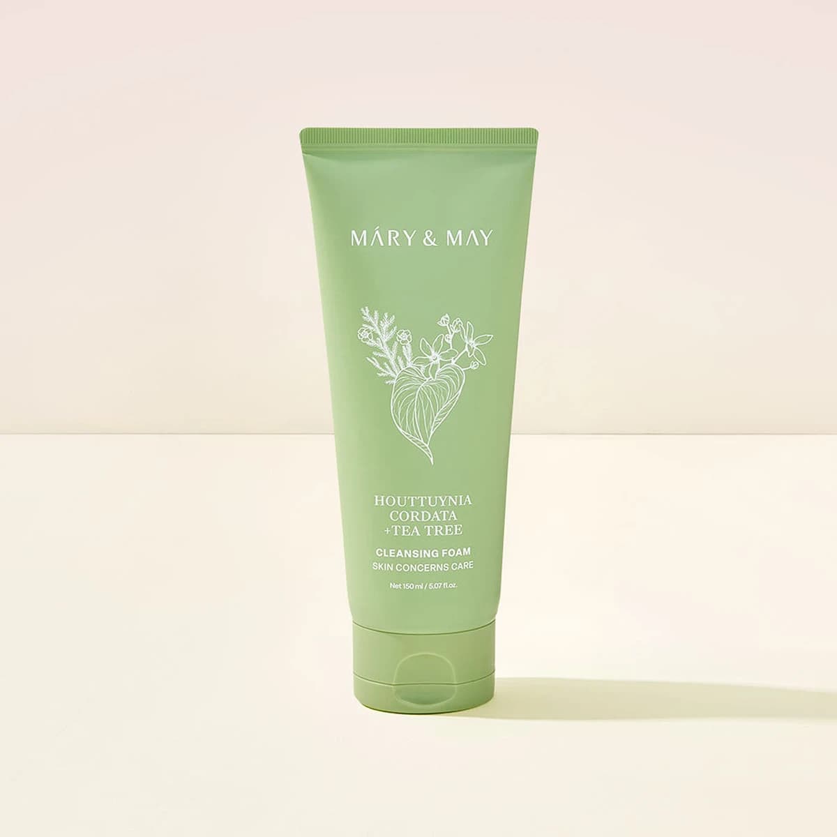 mary & may Houttuynia Cordata+Tea Tree Cleansing Foam - 150mL