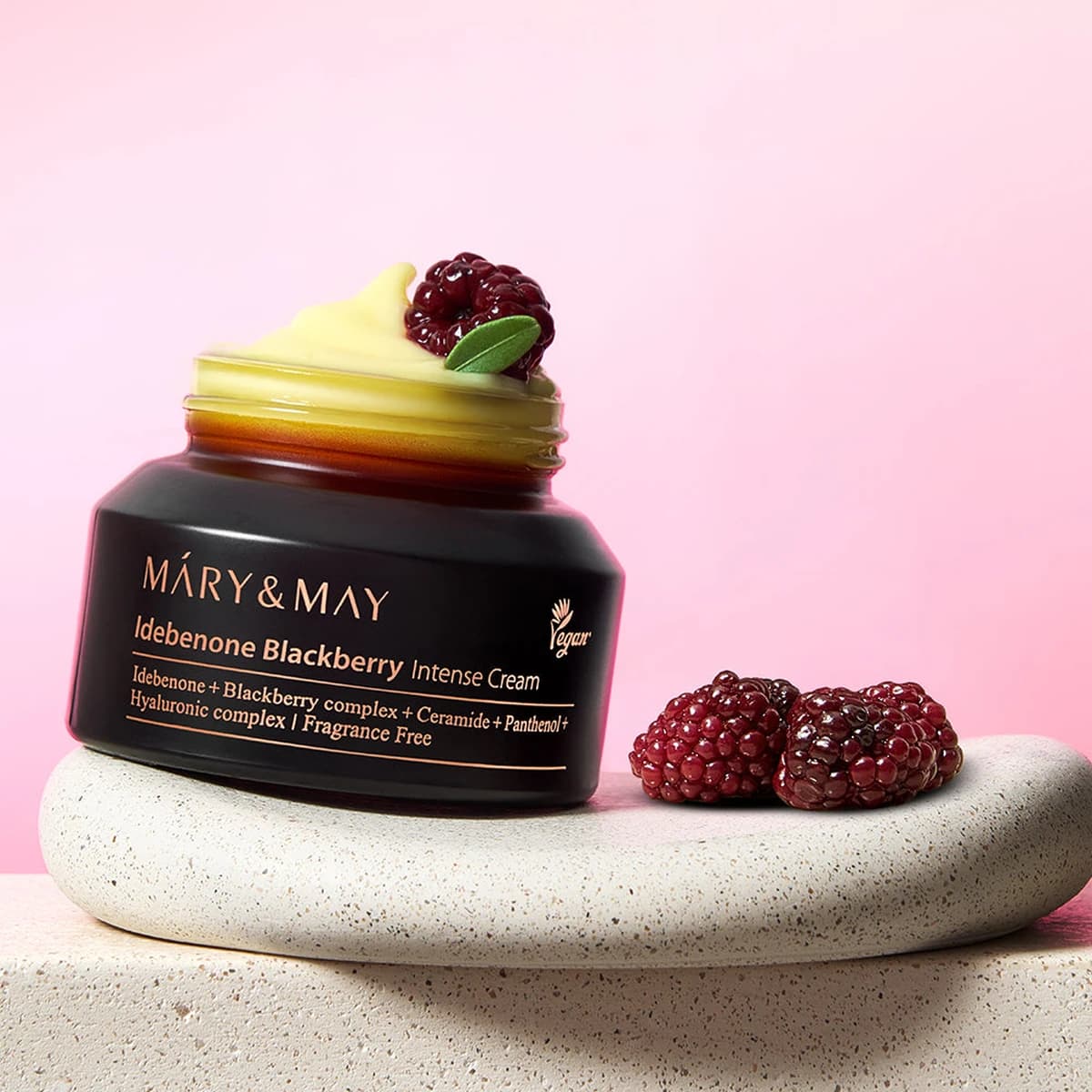 mary & may Idebenone Blackberry Intense Cream - 70g