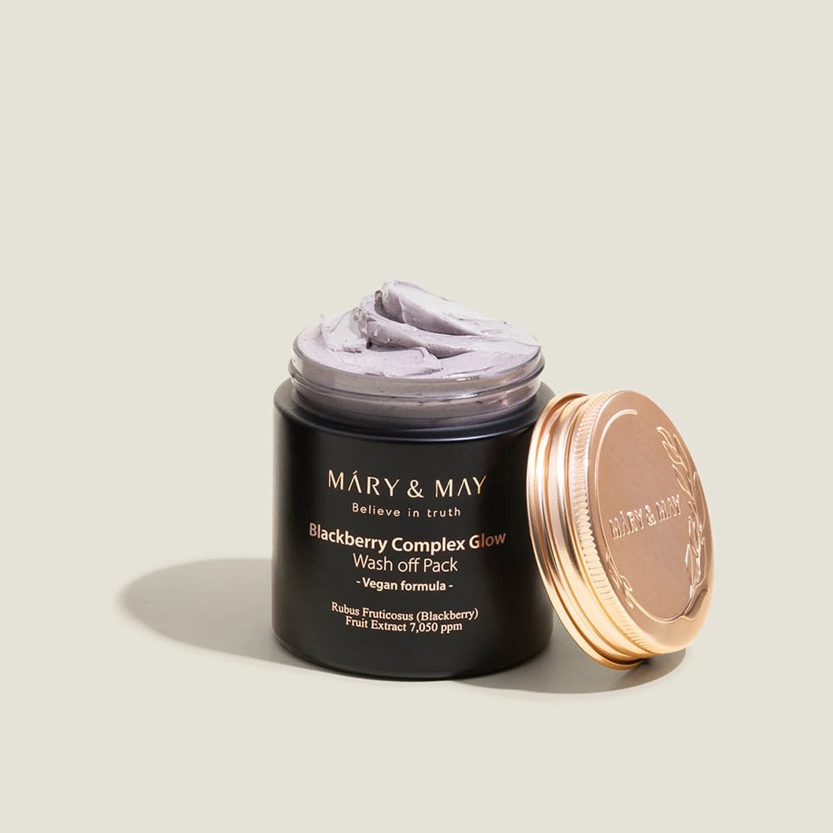 mary & may Vegan Blackberry Complex Glow Wash off Pack - 125g