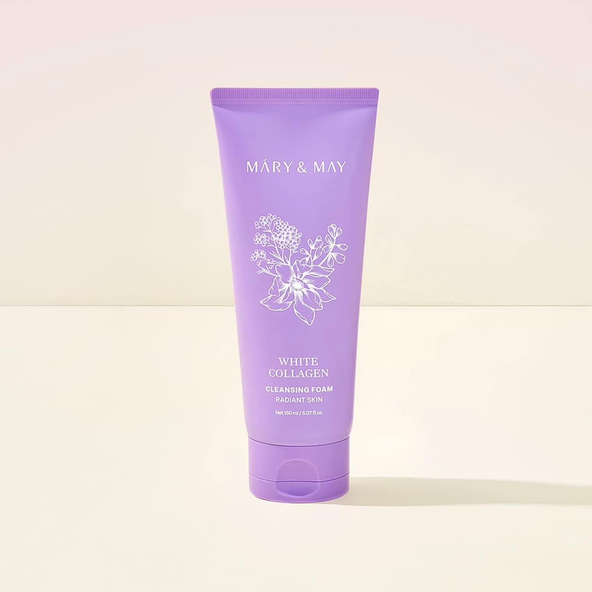 mary & may White Collagen Cleansing Foam - 150mL